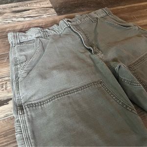 Carhartt Mens Green Relaxed Fit Pants
